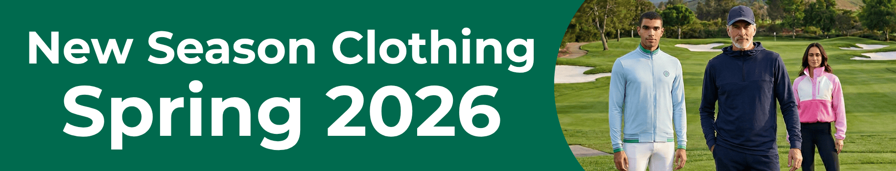 New Season Golf Clothing 2026